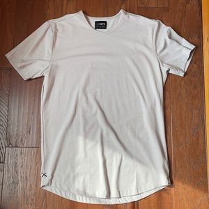 Cuts Clothing - Curve-Hem Gray Shirt